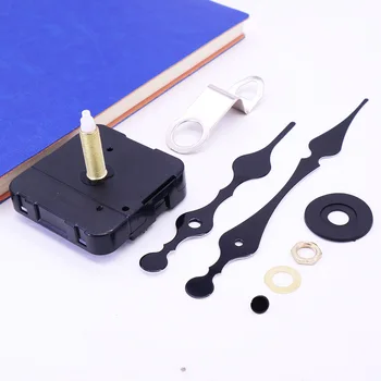 

Black Quartz Clock Mechanism Kit Plastic + Aluminum High Torque Movement Fittings Parts Replacement