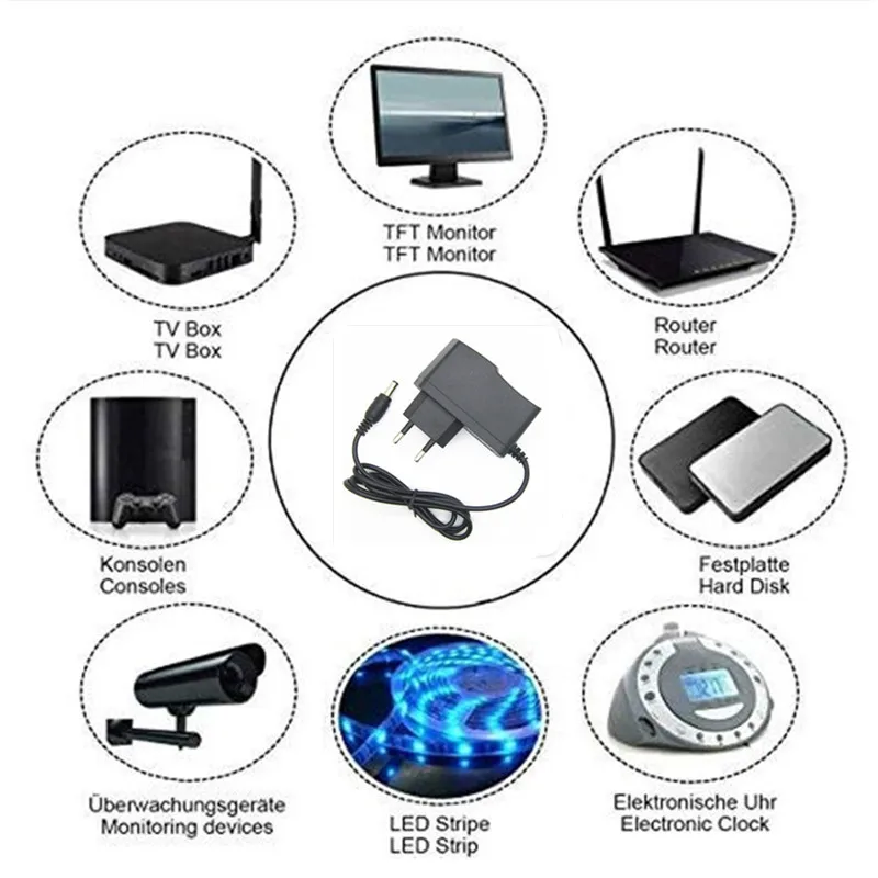Charger Adapter Power Supply Adapter AC 110-240V to DC 6V 0.5A 1A 2A 3A Universal For Omron Blood Pressure Monitor M2 M3
