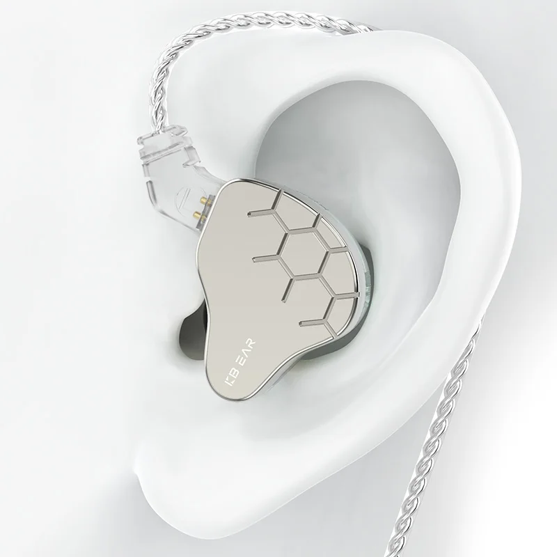 KBEAR 라크 하이브리드 1DD + 1BA 드라이버, KS1 헤드셋, HiFI 이어폰 케이블, 헤드폰 음악, 스포츠 인이어 모니터, 유선 헤드셋 이어버드, IEM