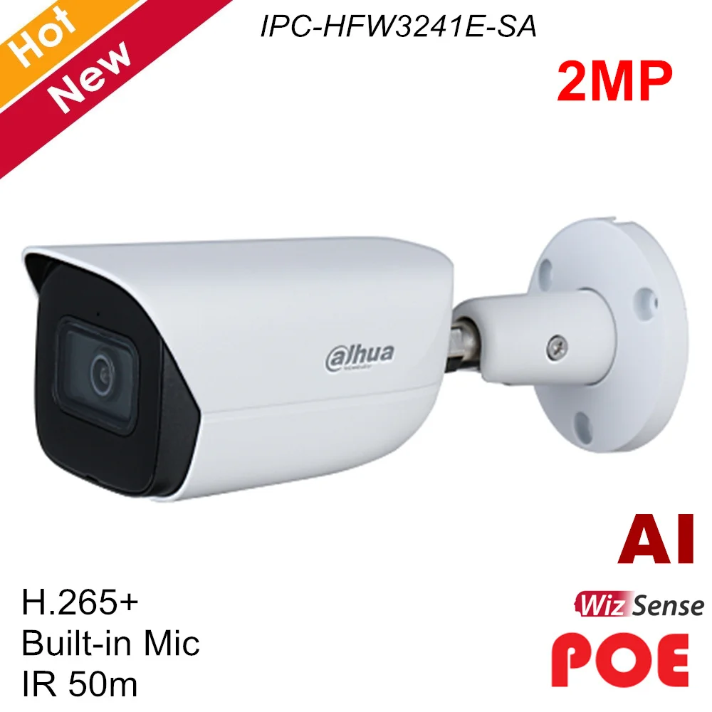 Dahua Lite AI серия 2MP ip камера с фиксированным фокусным расстоянием 2 8 мм 3 6 Поддержка
