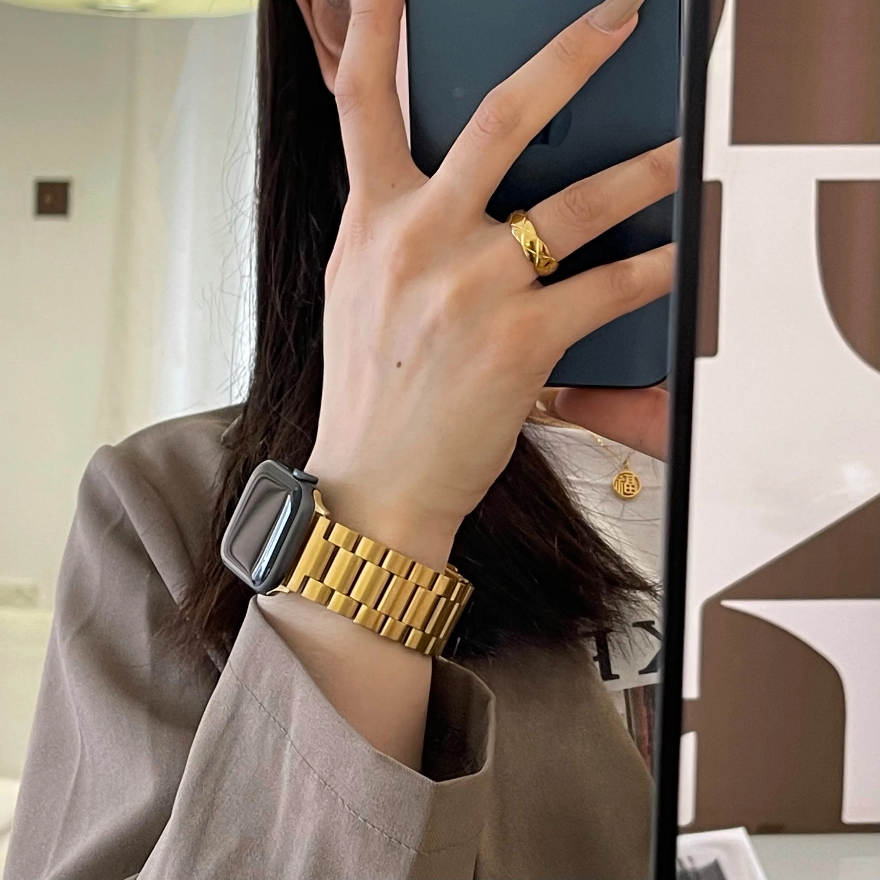 

Ремешок из нержавеющей стали для apple watch 6 band iwatch band 42 мм 38 мм, металлический браслет для series 6 4 3 38/44 Мм 44 мм 40 мм