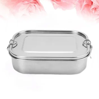 

1400ML Stainless Steel Lunch Box Food Container Bento Box School Outdoor Camping Lunch Box