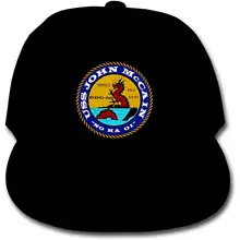 Детская бейсболка для младенцев USS John S. McCain, DDG-56, регулируемая бейсболка, солнцезащитный козырек