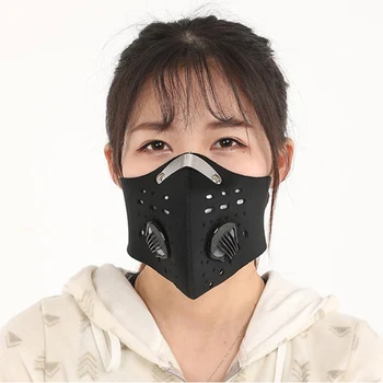 

Face Mask Activated Carbon Training Mask Face Masks Filter Half Face Carbon Bicycle Bike Training Masks Protective Supplies