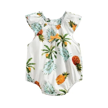 

Baby Clothes Pineapple Printed Baby Short Sleeve Summer