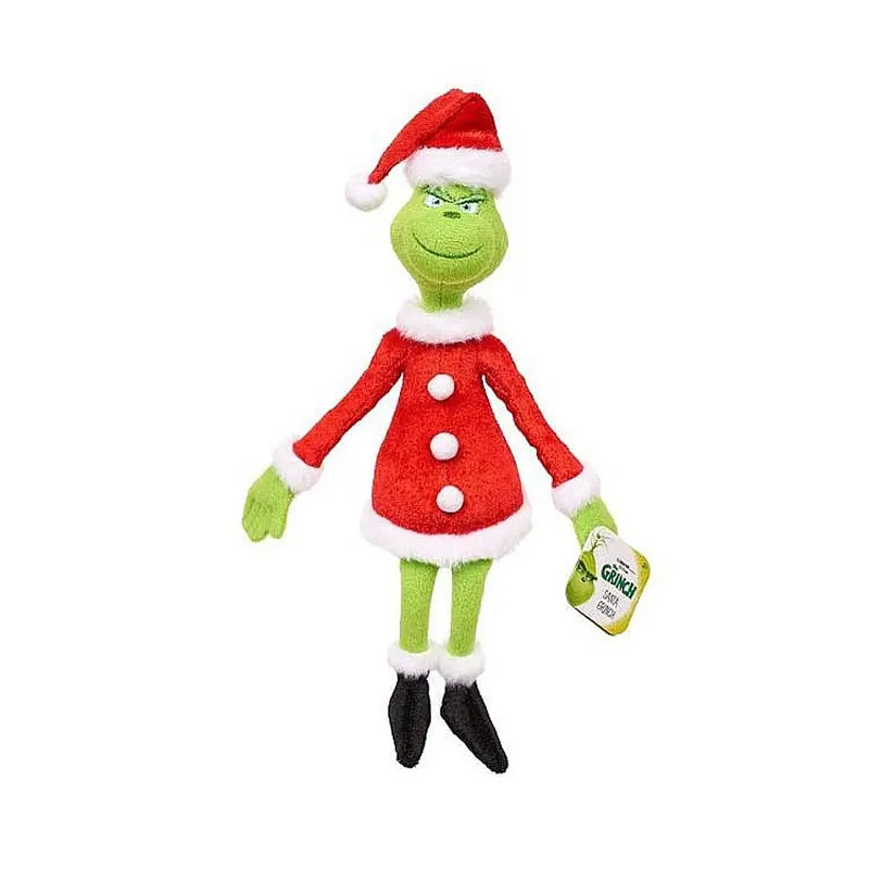 Grinch плюшевые игрушки 18-38 см как Grinch украли Рождество Grinch Max собака плюшевые куклы игрушки мягкие игрушки для детей детские подарки - Цвет: 38cm SDM-Grinch