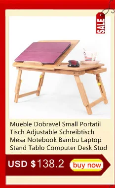 Ordinateur портативный Lap бюро Meuble Tafelkleed Tafel Меса Escritorio де Oficina Bambu ноутбук стенд исследование стол компьютерный