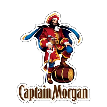 

13cm x 10.3cm CAPTAIN MORGAN Sticker Decal Rum Alcohol Car Bumper Bar Personality Waterproof Accessories