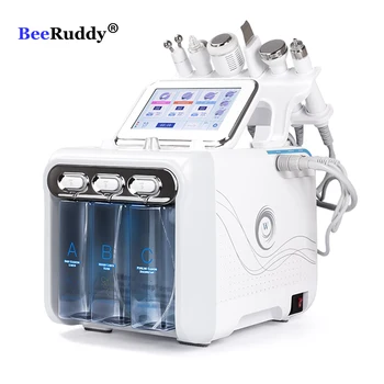 

BeeRuddy 6 In 1 Hydrogen Oxygen Small Bubble Beauty Machine Dermabrasion Deep Cleansing Machine Facial Clean Dead Skin Removal