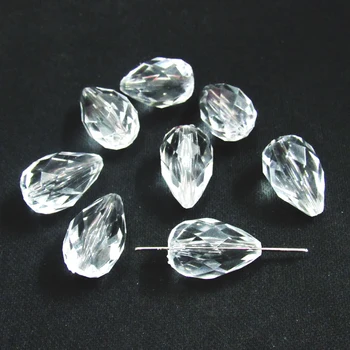

(Choose Size First ) Wholesale Newest Clear Acrylic Faceted /Irregular/Water Drop Shape /Jewelry Accessories/Finding DIY Beads