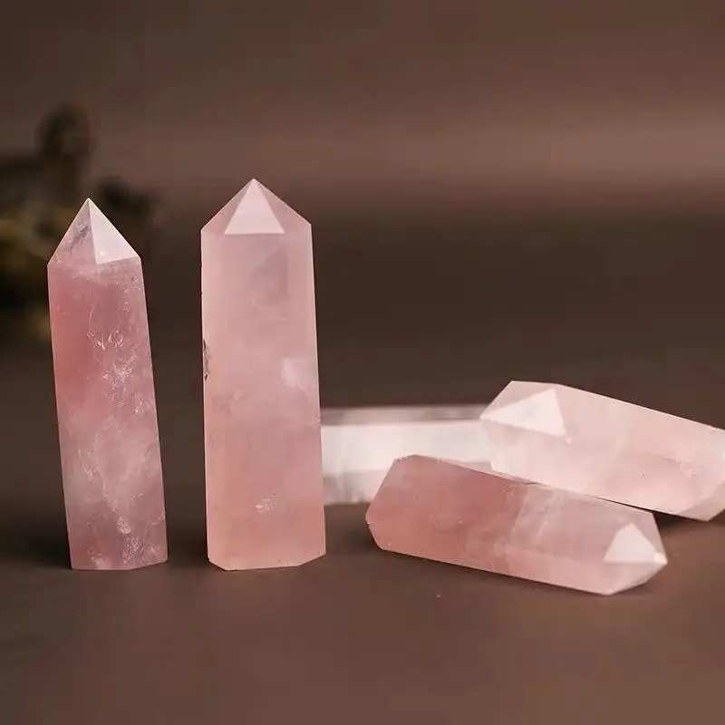 rose quartz wand point (4)