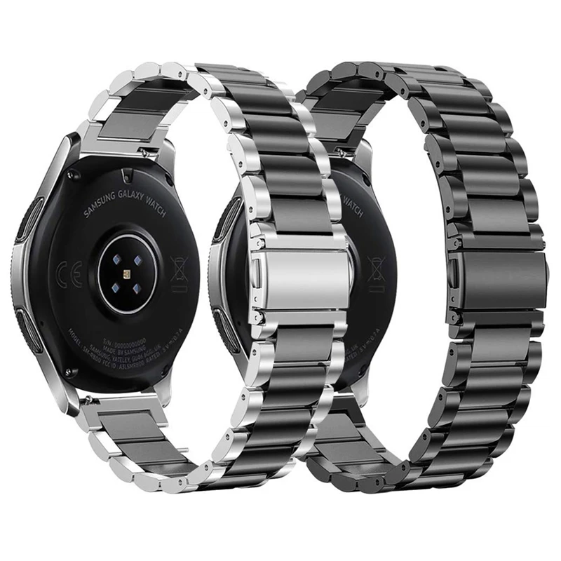 Для galaxy watch active 2 44 мм ремешки 20 мм металлический браслет из нержавеющей стали ремешок на запястье для samsung galaxy watch active2 40 мм