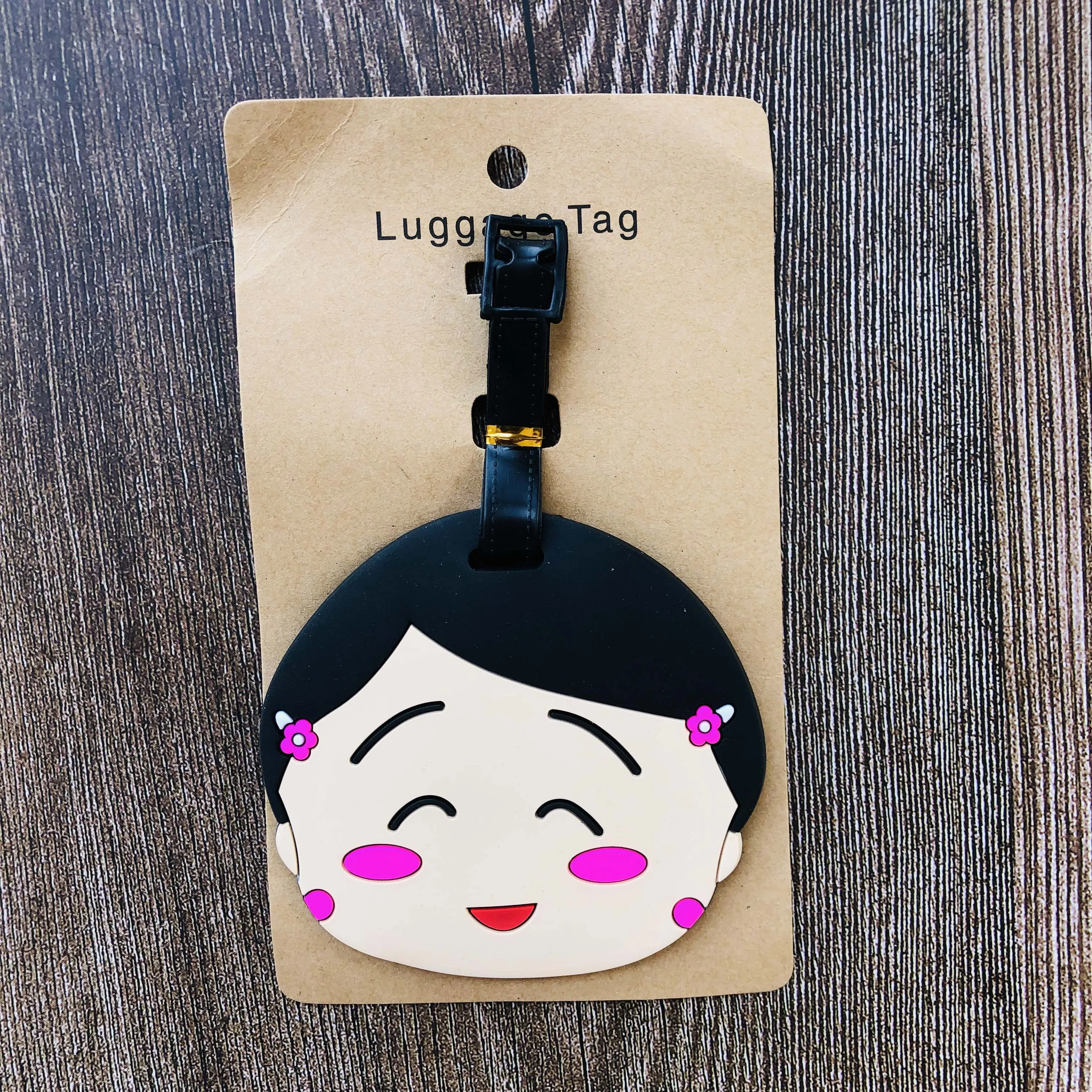 Chi-bi Maruko стиль аниме аксессуары для путешествий багажная бирка на чемодан ID портативный держатель тегов ярлыки для багажа подарки Новинка