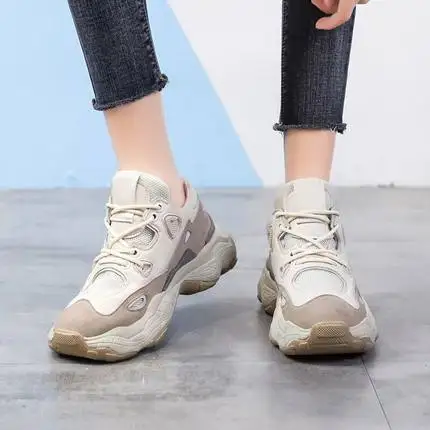 Новая Корейская версия в стиле Харадзюку; дышащая женская обувь в стиле хип-хоп