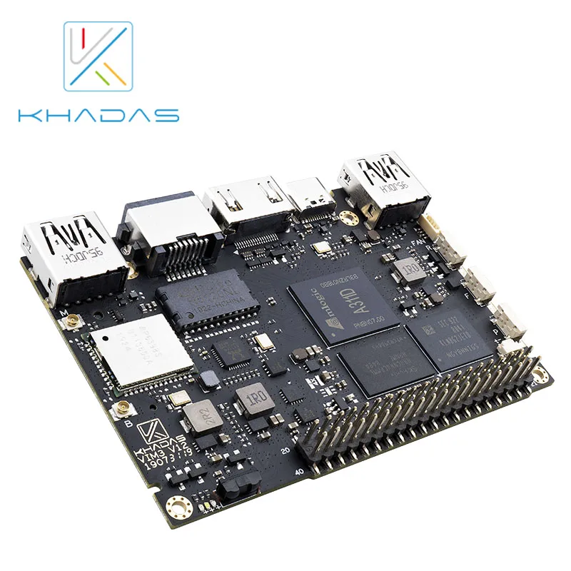  2019 Most Powerful Single Board Computer With 4GB LPDDR4/4X + 32GB EMMC And 5.0 NPU Khadas VIM3 Pro