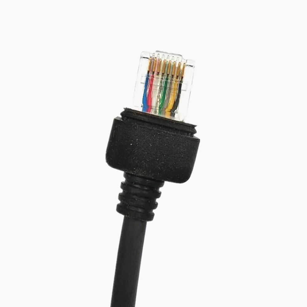 Two Way Radio Microphone Replacement 8 Pin HM-152 Mic HM152 154 Microphone Cable for ICOM IC-2820H IC2825E IC2200 IC3600 F221 F520 Handheld Radio Speaker