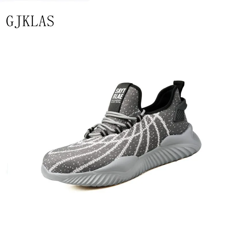 

Men's Safety Shoes Steel Toe Cap Work Boots Puncture-Proof Work Sneakers Working Shoes Men Breathable Sneakers Safety Boots