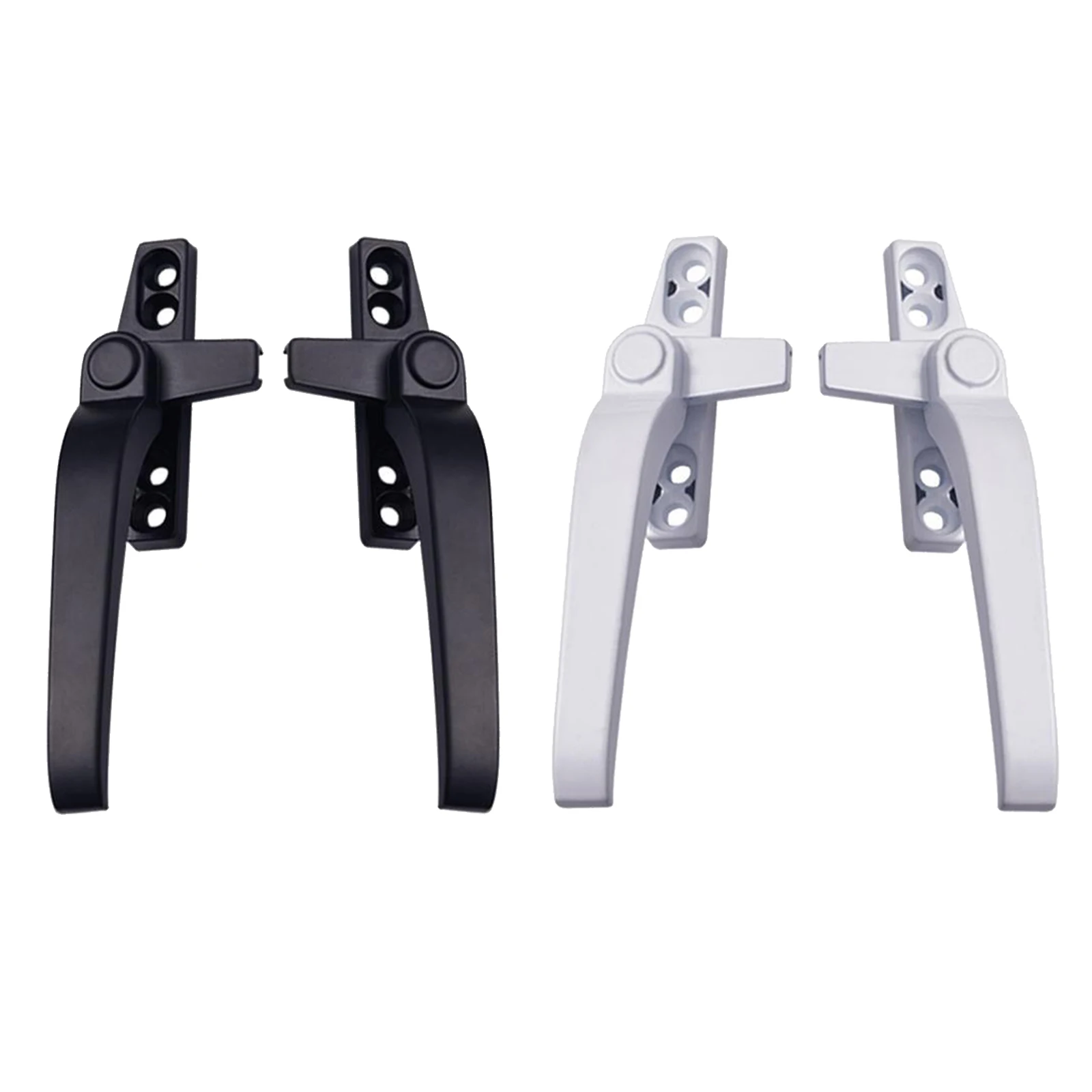 Aluminum Alloy Casement Locking Handle Left/Right Hand Off-Set Base Windows Fitting