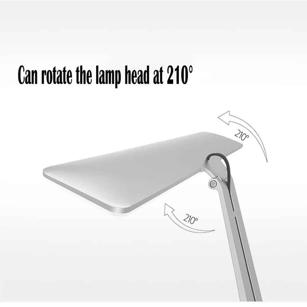 LED Desktop Reading Light Ultra-Thin Table Light Office Desk Lamp Student Learning Light Dimmable Touch Sensor Control