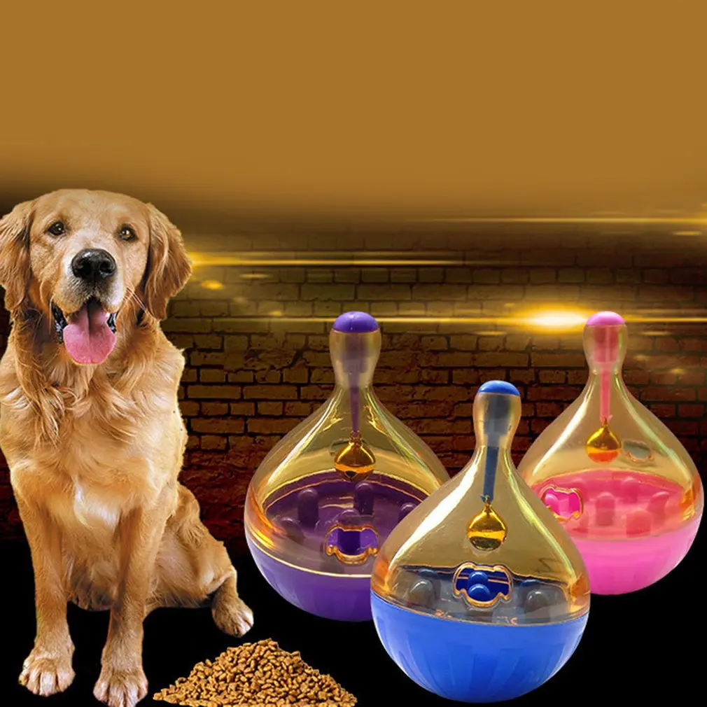 Собака Кошка Pet мяч для игры интерактивные игрушки тумблер дизайн еда дозирующая игрушка-неваляшка увеличивает IQ и умственную стимуляцию Прямая поставка