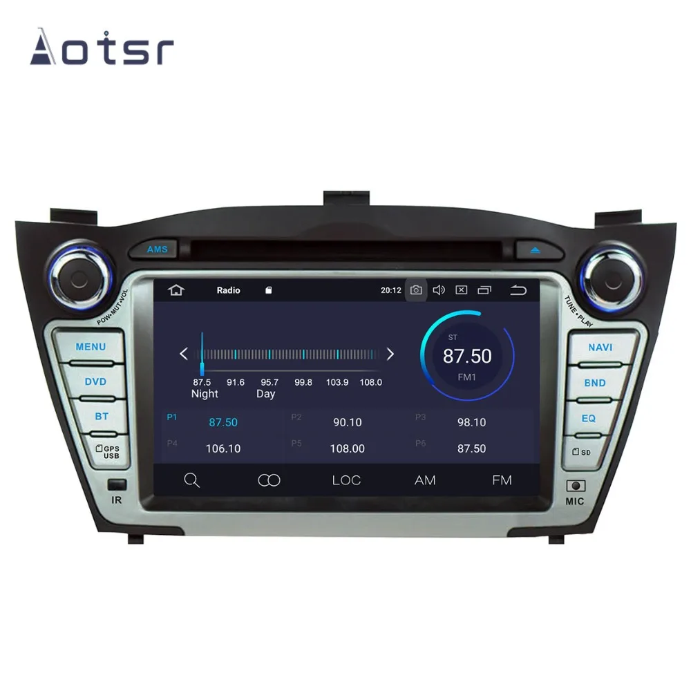 DSP Android 9 автомобильный gps-навигатор dvd-плеер для hyundai ix35 Tuson 2009+ Автомобильное Стерео Радио Мультимедийный проигрыватель головное записывающее устройство