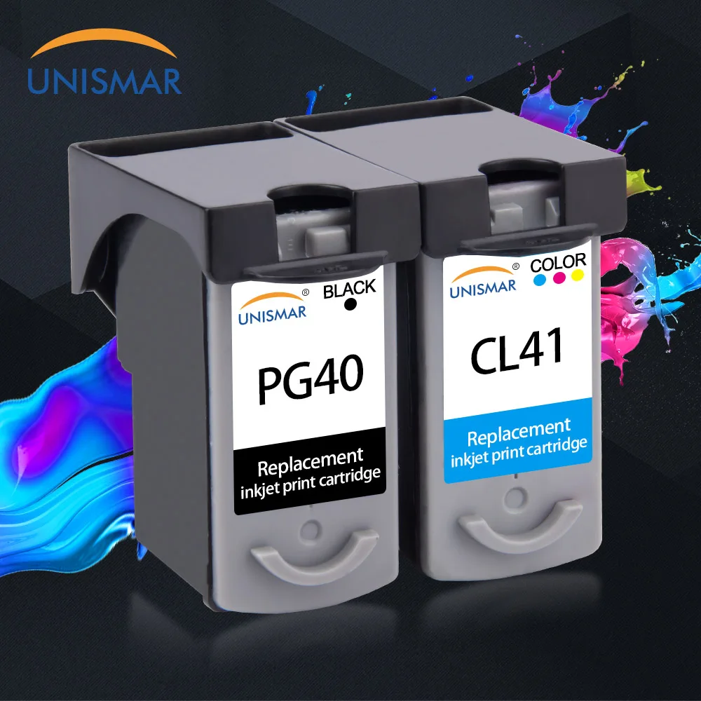 Unimar CL41 PG40 cartuchos de tinta para impresoras Canon PG 40 CL 41 PG 40  Pixma iP1200 iP1800 iP1900 iP1600 MX300 MX310 MP160 MP140|Cartuchos de tinta|  - AliExpress