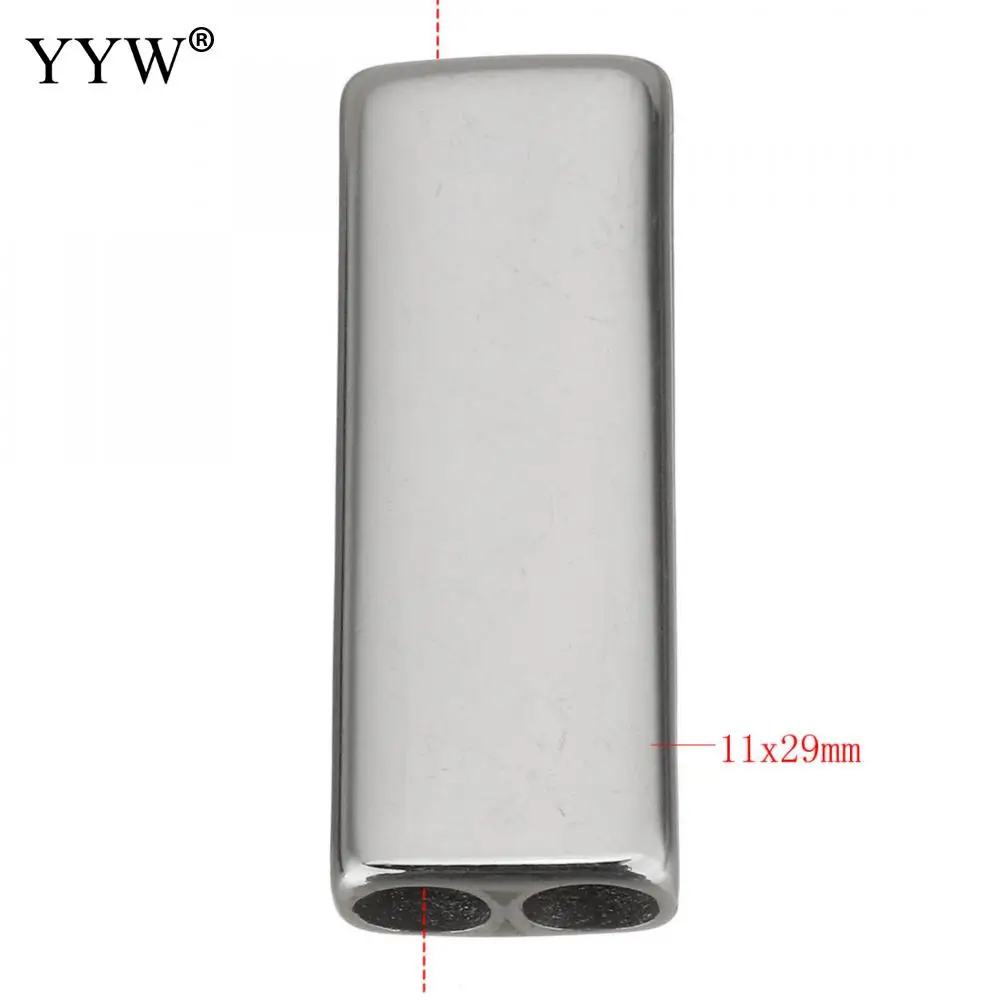 20PCs/Lot Stainless Steel Magnet Buckle Hooks Connector Cord for Leather Bracelets DIY Jewelry Making Findings 4mm Hole