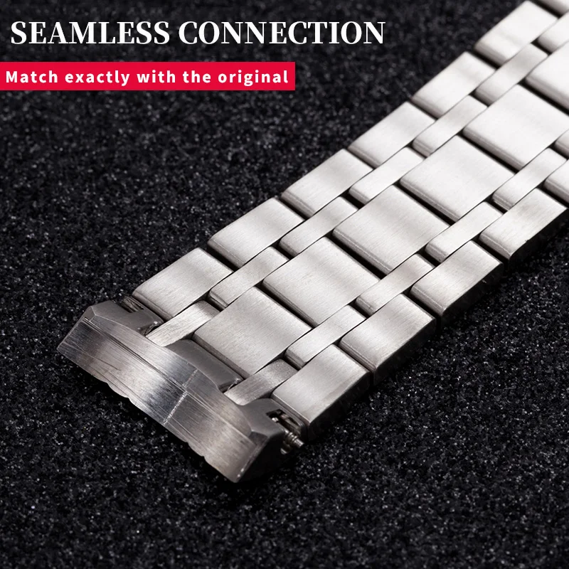 OTMENG Ремешки для наручных часов из нержавеющей стали 21 мм заменитель Tissot 1853 Durul T099.407A ремешок для наручных часов браслет