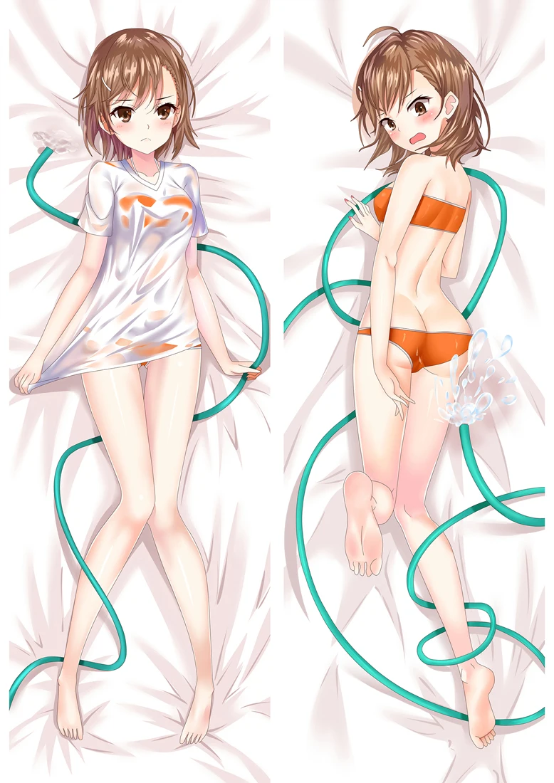 Определенный научный Railgun Misaka Mikoto waifu Япония аниме тело наволочка постельные