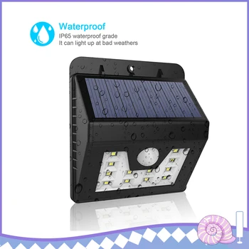 

12 LED Solar Light LED Outdoor Lighting PIR Motion Sensor Solar Night Light Waterproof Energy Saving Garden Solar Light