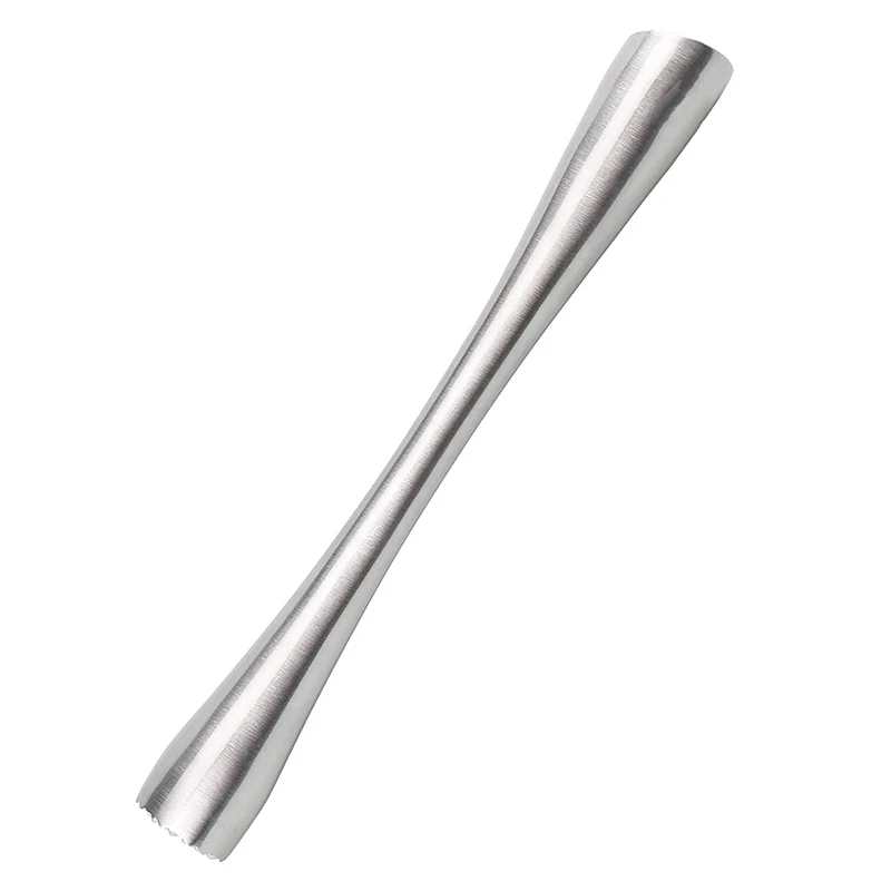 10 Inch Cocktail Muddler, Stainless Steel Muddler for Cocktail Old Fashioned & Mojitos Drink Muddler