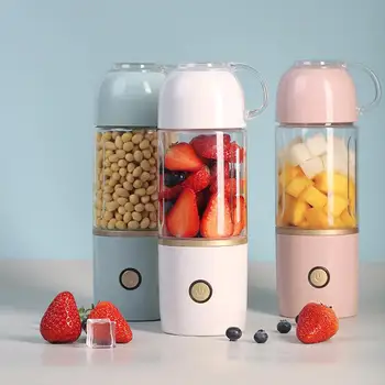 

400ml Automatic Fruit Juicer Portable Travel USB Electric Juicing Cup with Intelligent Digital Display UV Disinfection Lamp