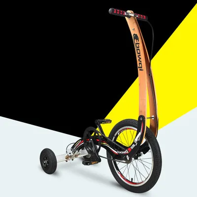 Best New brand Tricycle sports bike without seat standing light folding dynamic cycling Lose weight bicycle burn fat pedicab 1