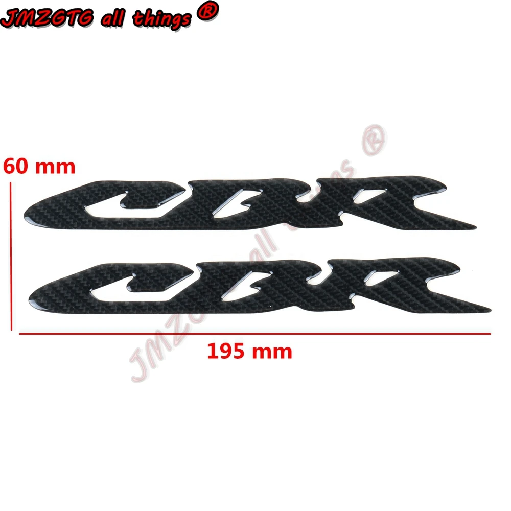 Motorcycle 3D Stereo Carbon Fiber Logo Badge Decal Fuel Tank Sticker Soft CBR Sticker For HONDA CBR1000RR CBR600RR CBR954 929 90