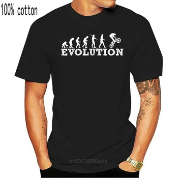 La evolución BMX Freestyle para RLTW Tee camiseta Cyclinger máquina Bicycler cumpleaños Venta caliente de algodón 100% T camisas Camiseta Tee superior