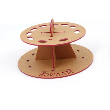

New Arrivals 10 Holes Plastic Makeup Brushes Holder Fashion Stand Collapsible Air Drying Makeup Brush Organizing Rack