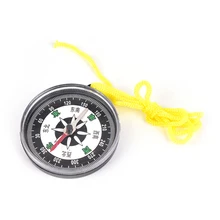 1 шт. мини-брелок компас для походов на природе, походов, навигатор, универсальный механизм для выживания, брелок с компасом, инструмент