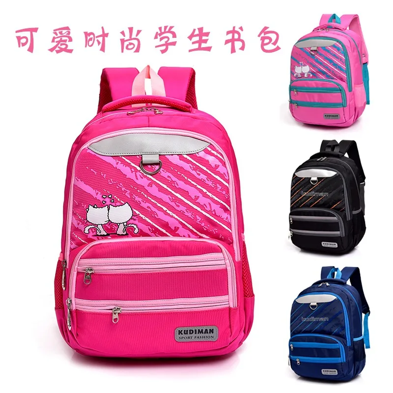 

2019 Spring New Style CHILDREN'S School Bags Girls Young STUDENT'S Nylon Backpack Boy Schoolbag