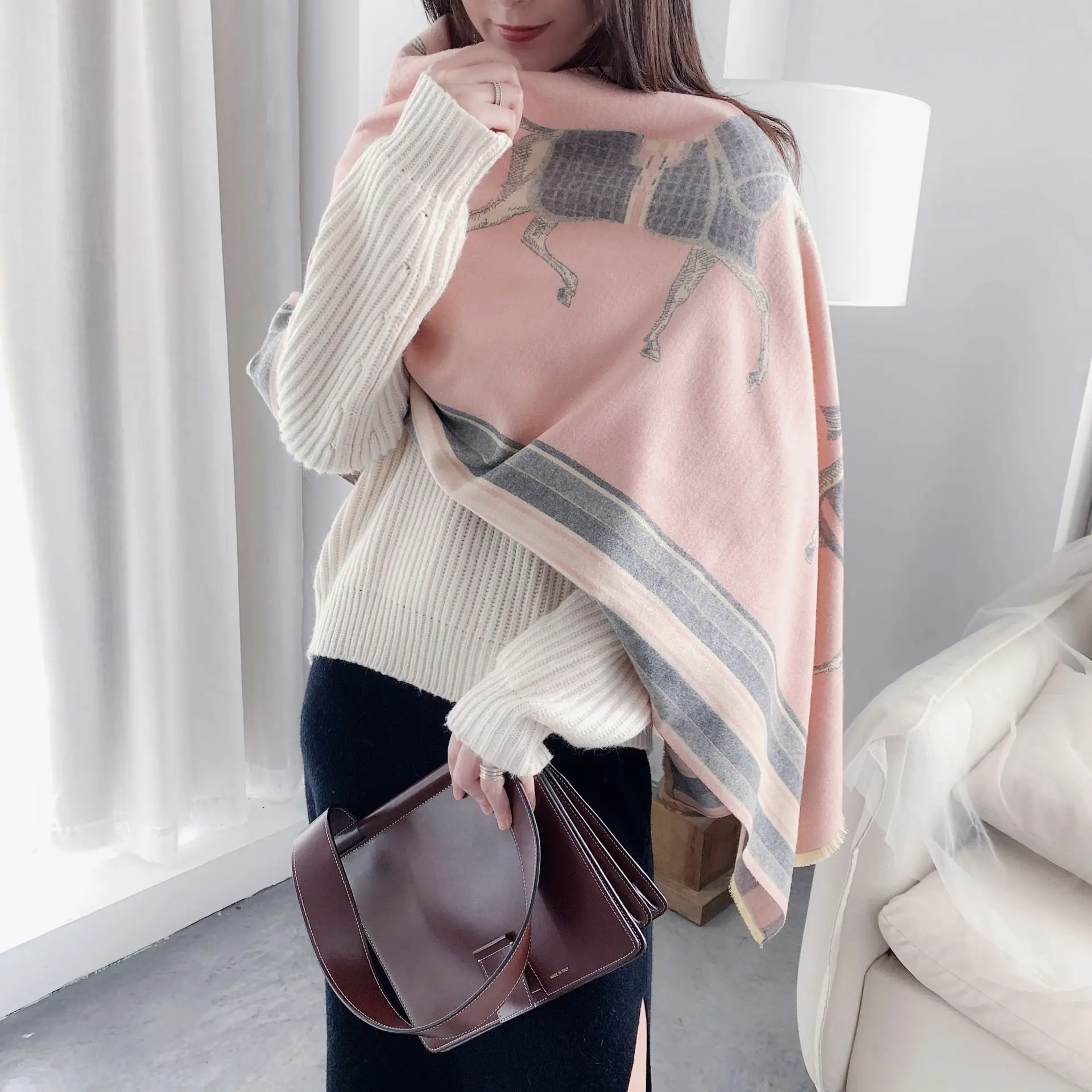 New Cheap K7r6Z Fashion Winter Scarf Women Cashmere Warm Pashmina Foulard Lady Luxury Horse Scarves Thick Soft Bufanda Shawls Wraps 2019 New New Cheap K7r6Z Fashion Winter Scarf Women Cashmere Warm Pashmina Foulard Lady Luxury Horse Scarves Thick Soft Bufanda Shawls Wraps 2019 New