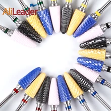 Alileader, Керамический Резак для ногтей, многофункциональный набор гвоздей для ногтей, набор керамических насадок, сверло для дизайна ногтей, фрезы для маникюра