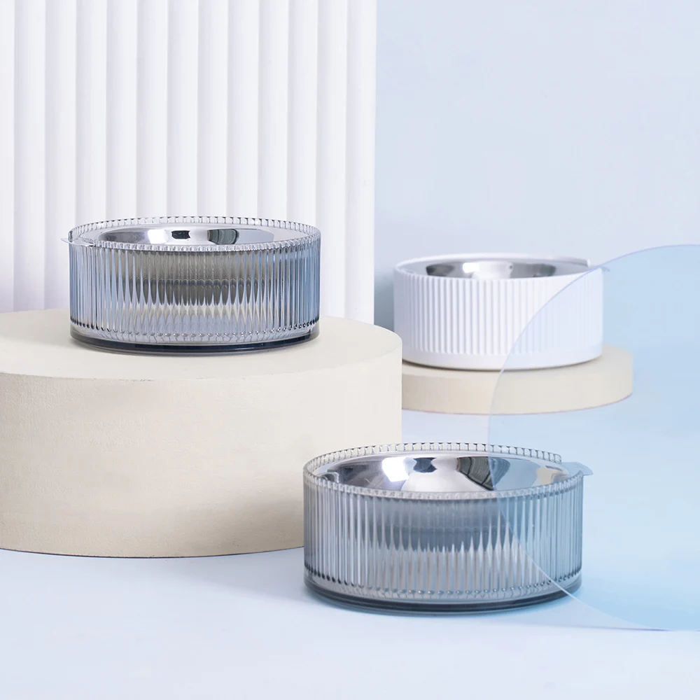 Xiaomi Mijia нержавеющая сталь Heatable миска для кошки корм для домашних собак напиток вода наклонная Фидер миска для корма анти-перелив мелкий