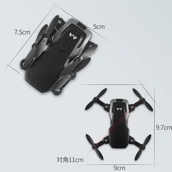 

folding remote control aircraft mini four-axis aircraft wifi real-time HD aerial photography
