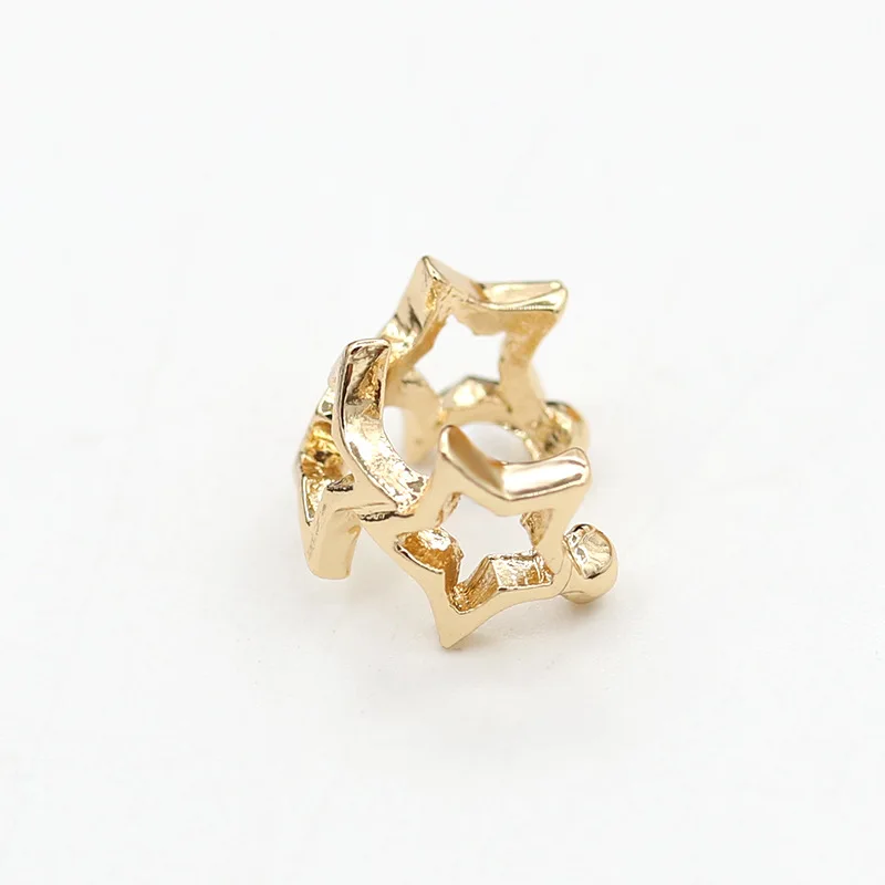 Cute18k Грация Мода Панк стиль звезда брошь Каффа