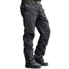 Men's Cargo Pants Outdoors Style Tactical Pants Male Camo Jogger Plus Size Cotton Many Pocket Men Camouflage Black Trousers 2