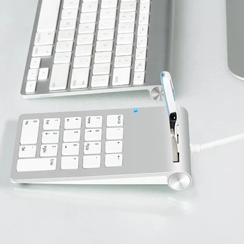 

18 Keys Ultra Slim Plug And Play Wired Mini Ergonomic USB 2.0 Numeric Keypad Portable Practical Digital Keyboard For Laptop PC