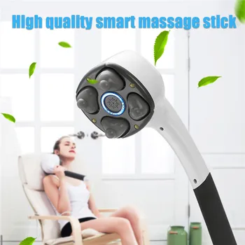 

Four Head Electric Massager Back Neck Massage Hammer Vibration Stick Roller Cervical Body Massage Relaxation Pain Relief
