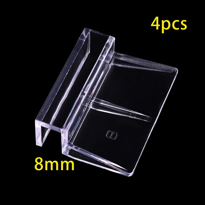 4pcs Glass Cover Support Holders For Aquarium Fish Tank Glass Acrylic Clips