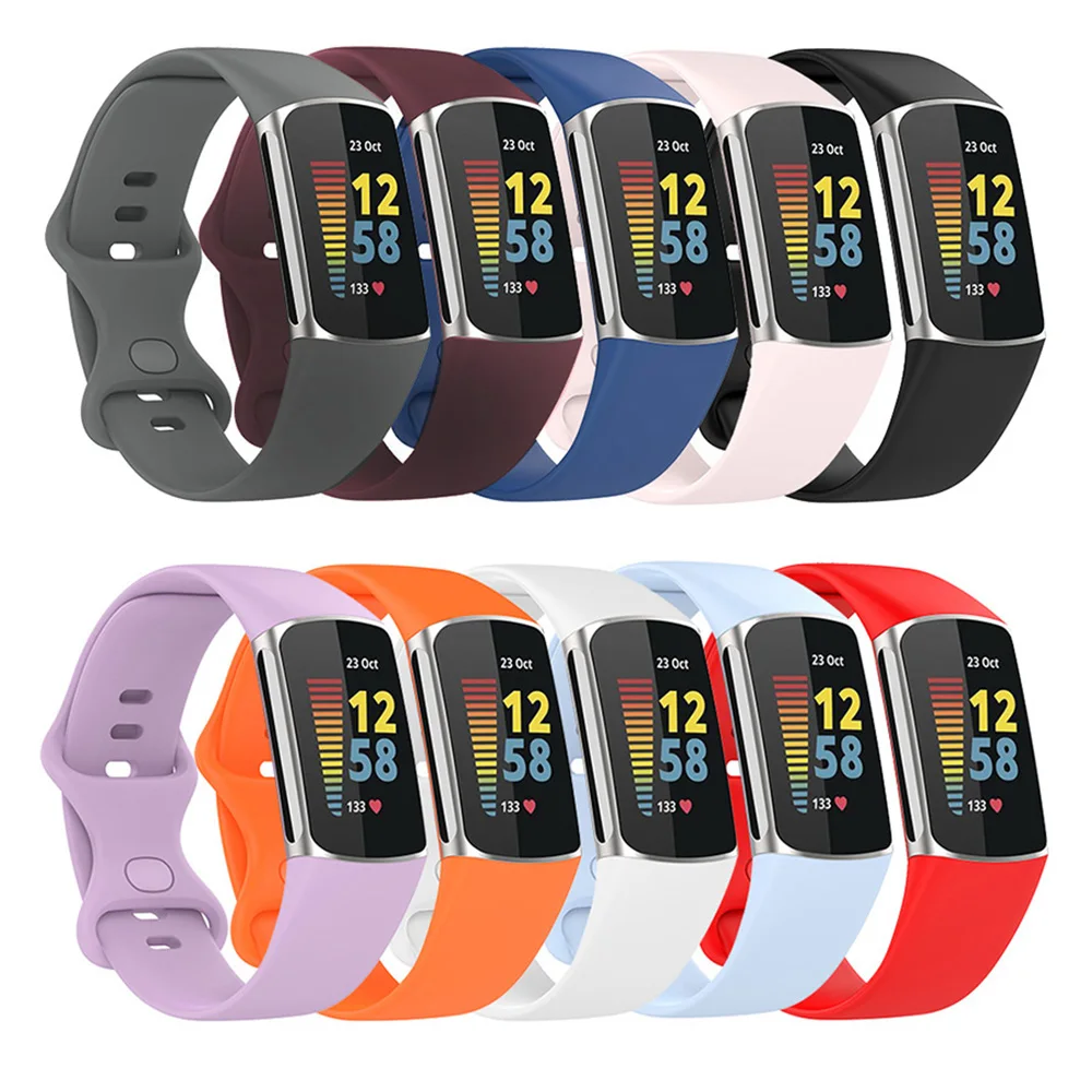 

Силиконовый ремешок для смарт-часов Fitbit Charge 6 5