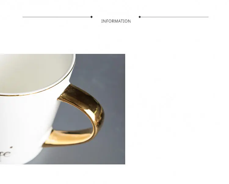 Европейская с золотом кружка керамическая большая емкость маленькая свежая офисная чашка для завтрака, молока, кофе, парная чашка посуда для напитков подарочная коробка