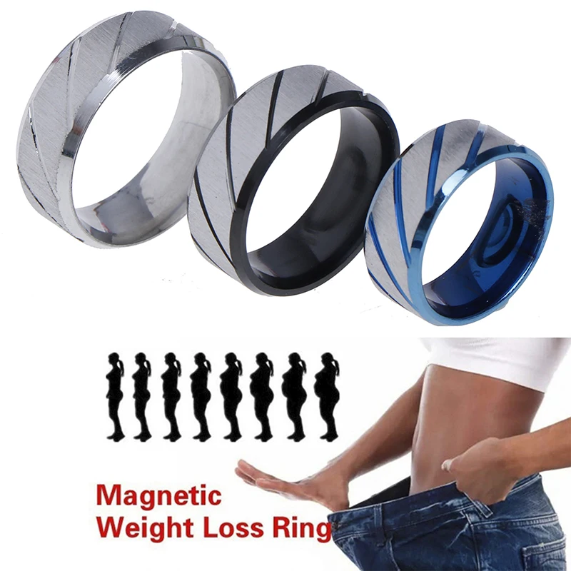 7 Size Magnetic Weight Lose Ring Slimming Products Medical Anti Cellulite Fitness Reduce Weight Ring Magnetic Health Jewelry
